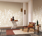 Casamance fotobehang Panoramas Les Intemporels Camelia 74832650 in interieur