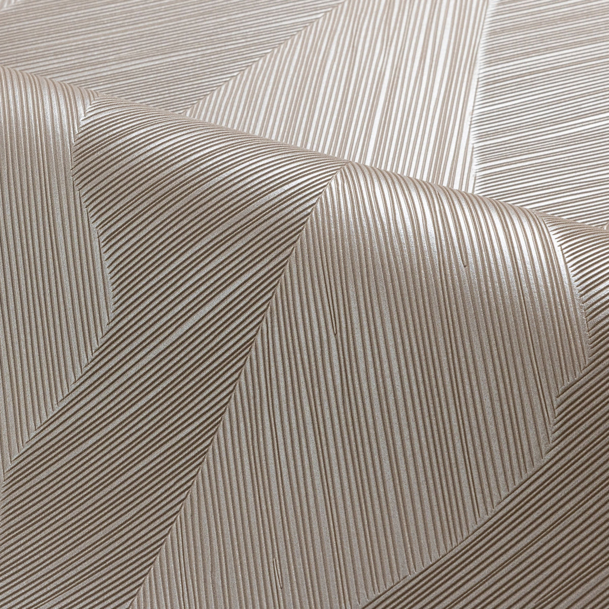 Casamance behang Ecrin Strie 74910202 argent (staal)