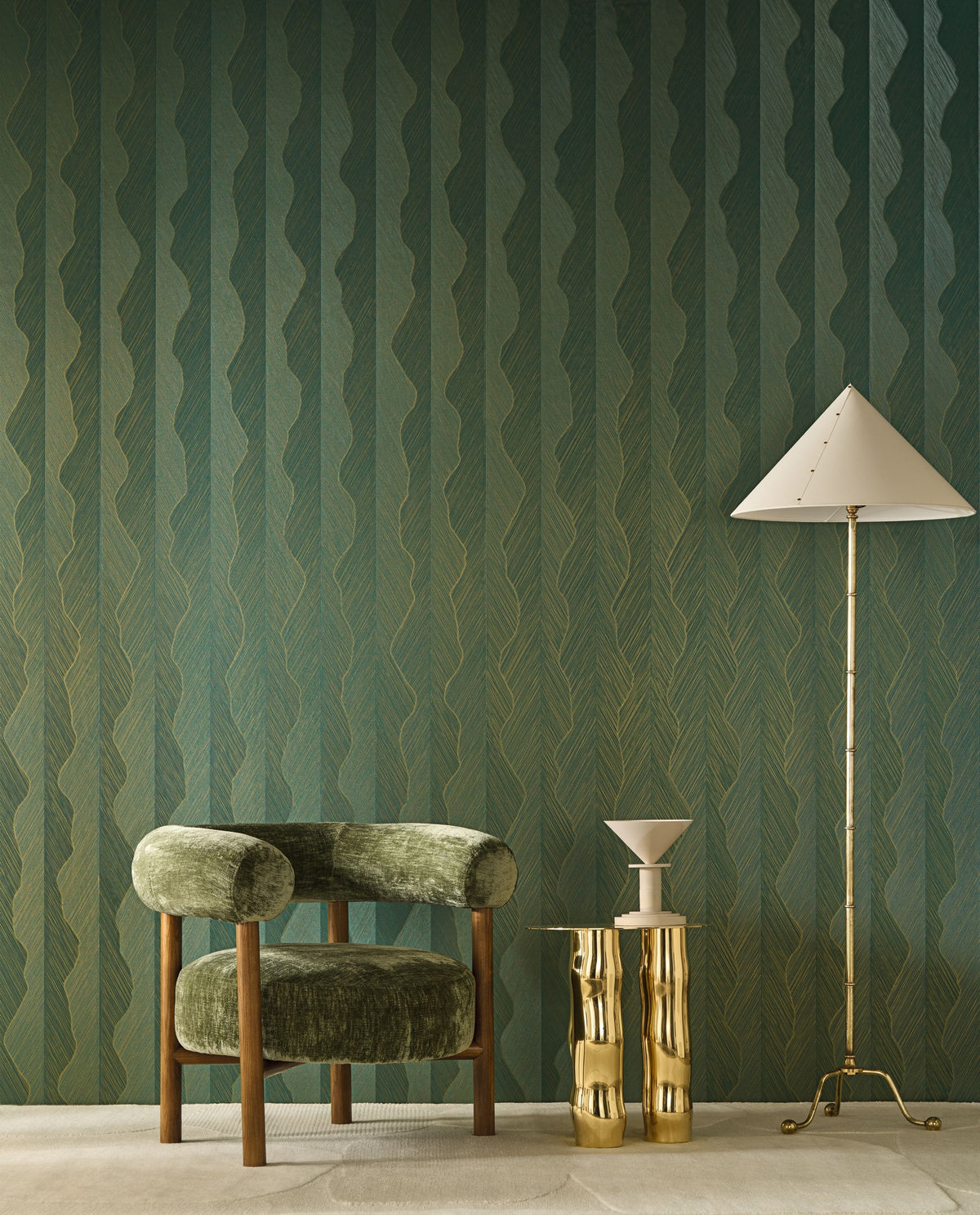 Casamance behang Ecrin Strie 74910406 in interieur