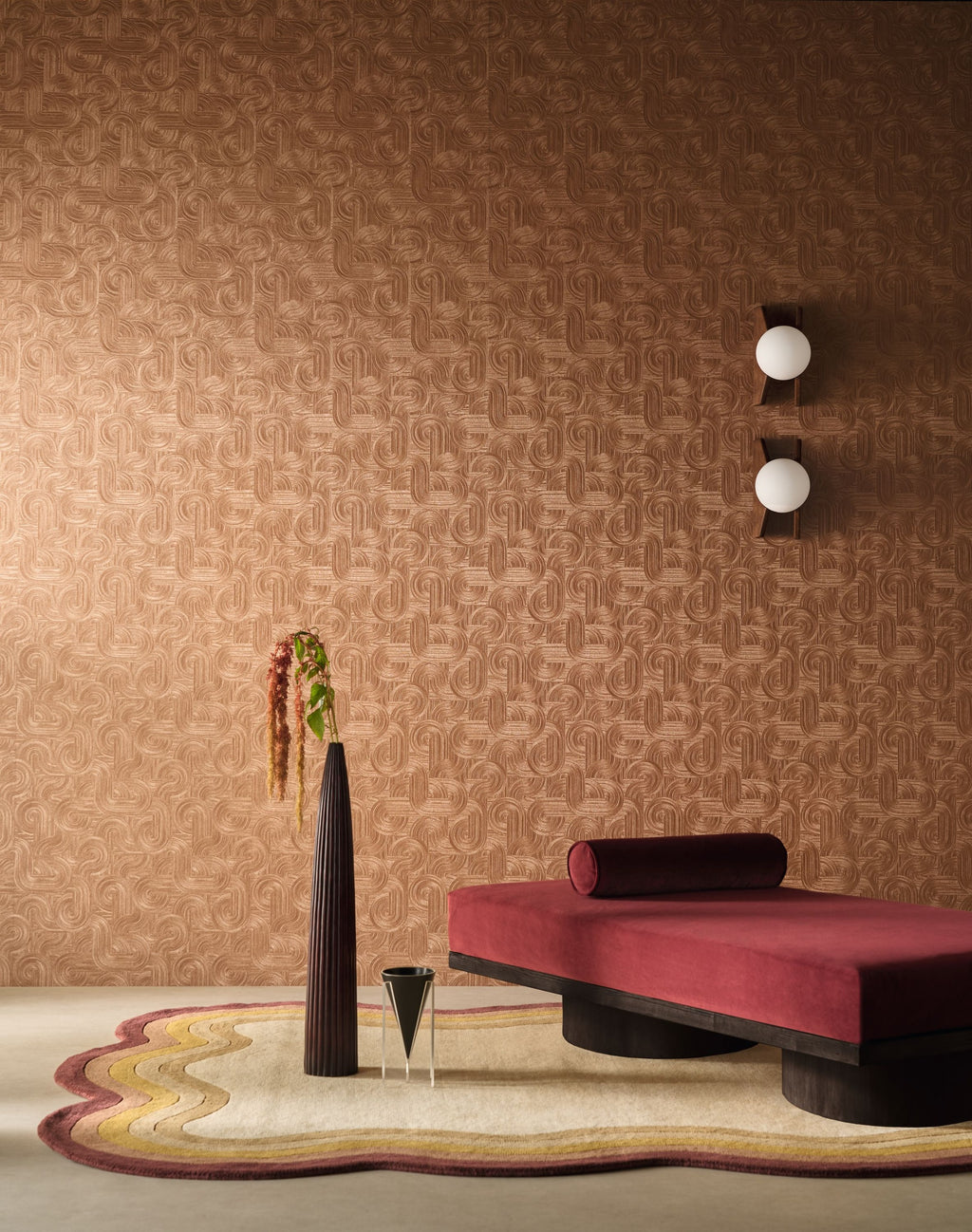 Casamance behang Ecrin Carat 75001120 in interieur