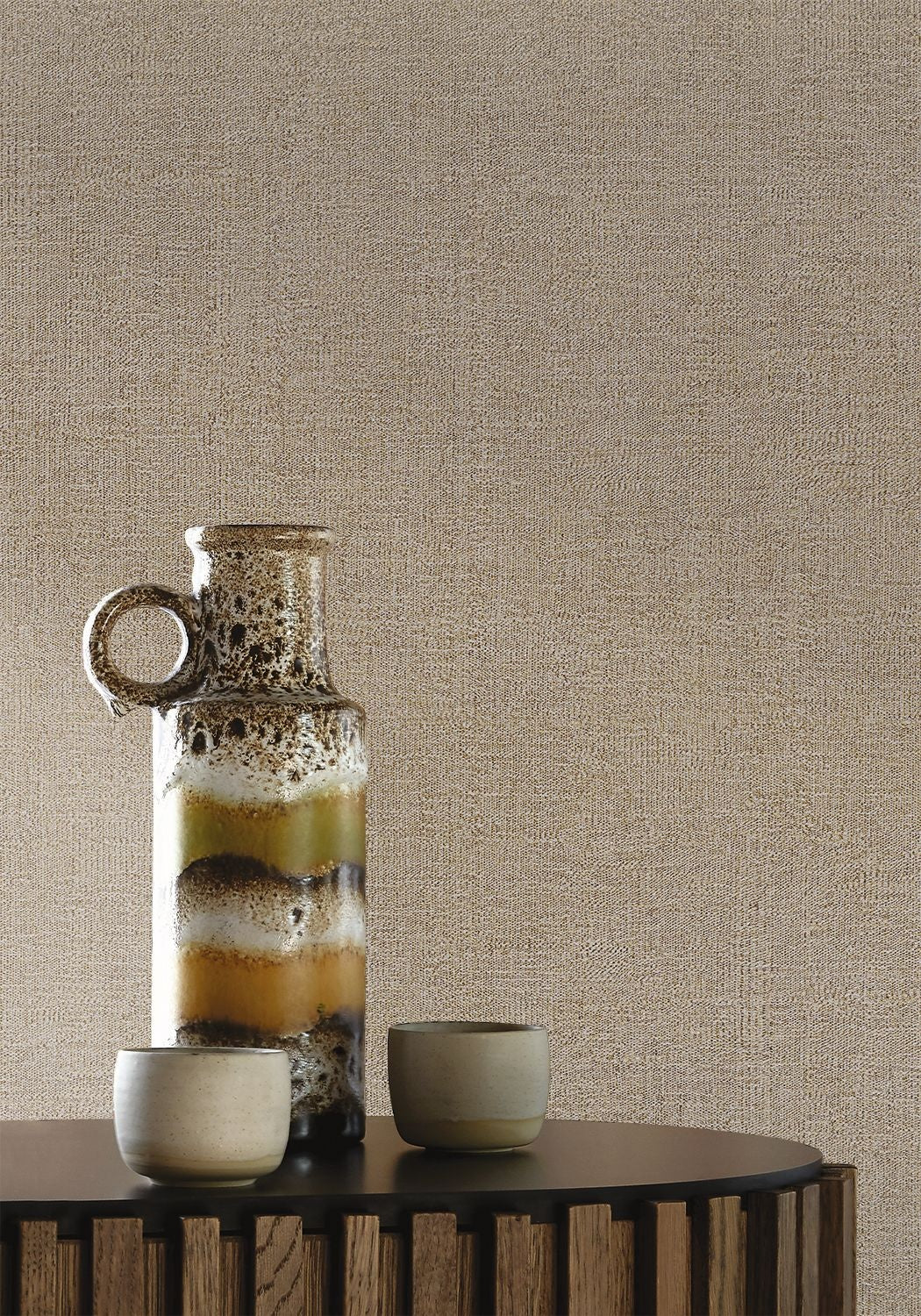 Casamance behang Alliages Rhodium 75020304 detail