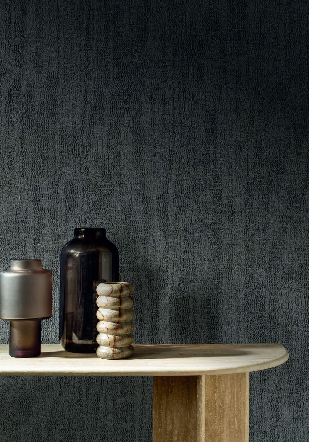 Casamance behang Alliages Rhodium 75021222 detail