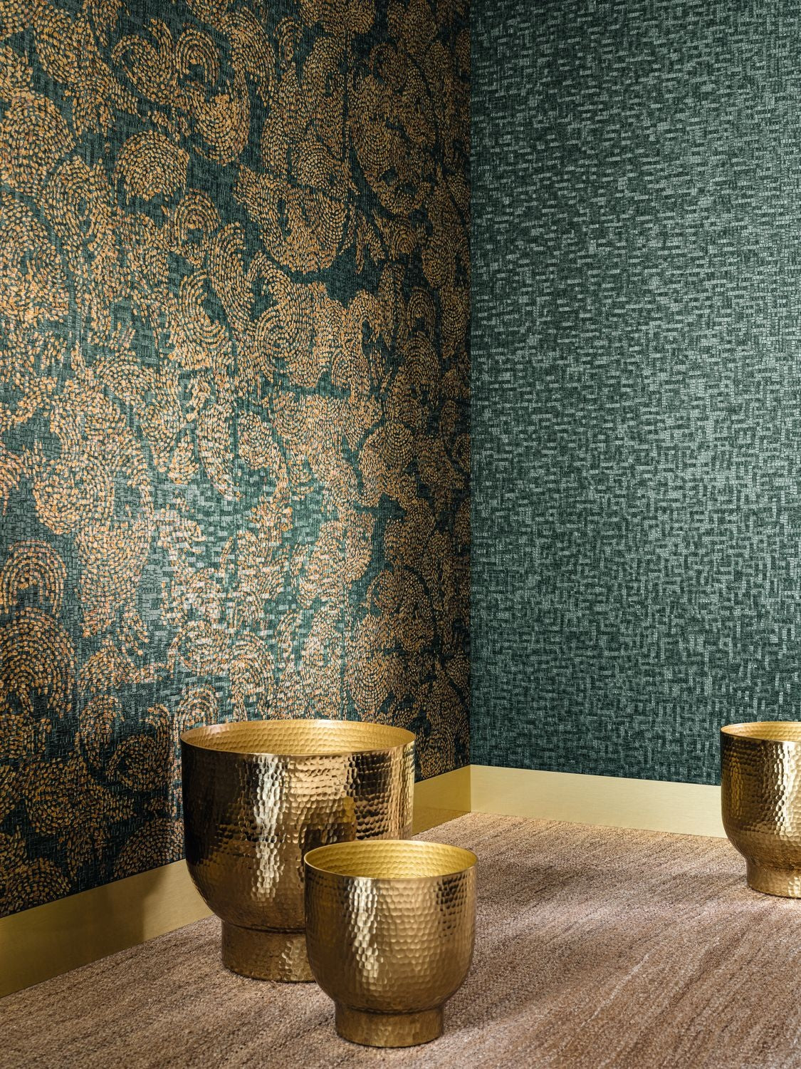 Casamance behang Alliages Tessela 75042966 detail