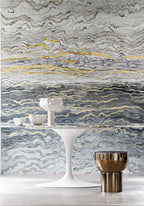 Casamance fotobehang Panoramas 2 Azurite 75064192 detail