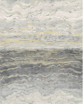 Casamance fotobehang Panoramas 2 Azurite 75064192 blanc gris doré, uitsnede