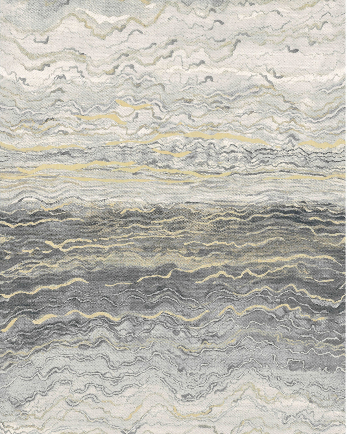 Casamance fotobehang Panoramas 2 Azurite 75064192 blanc gris doré, uitsnede