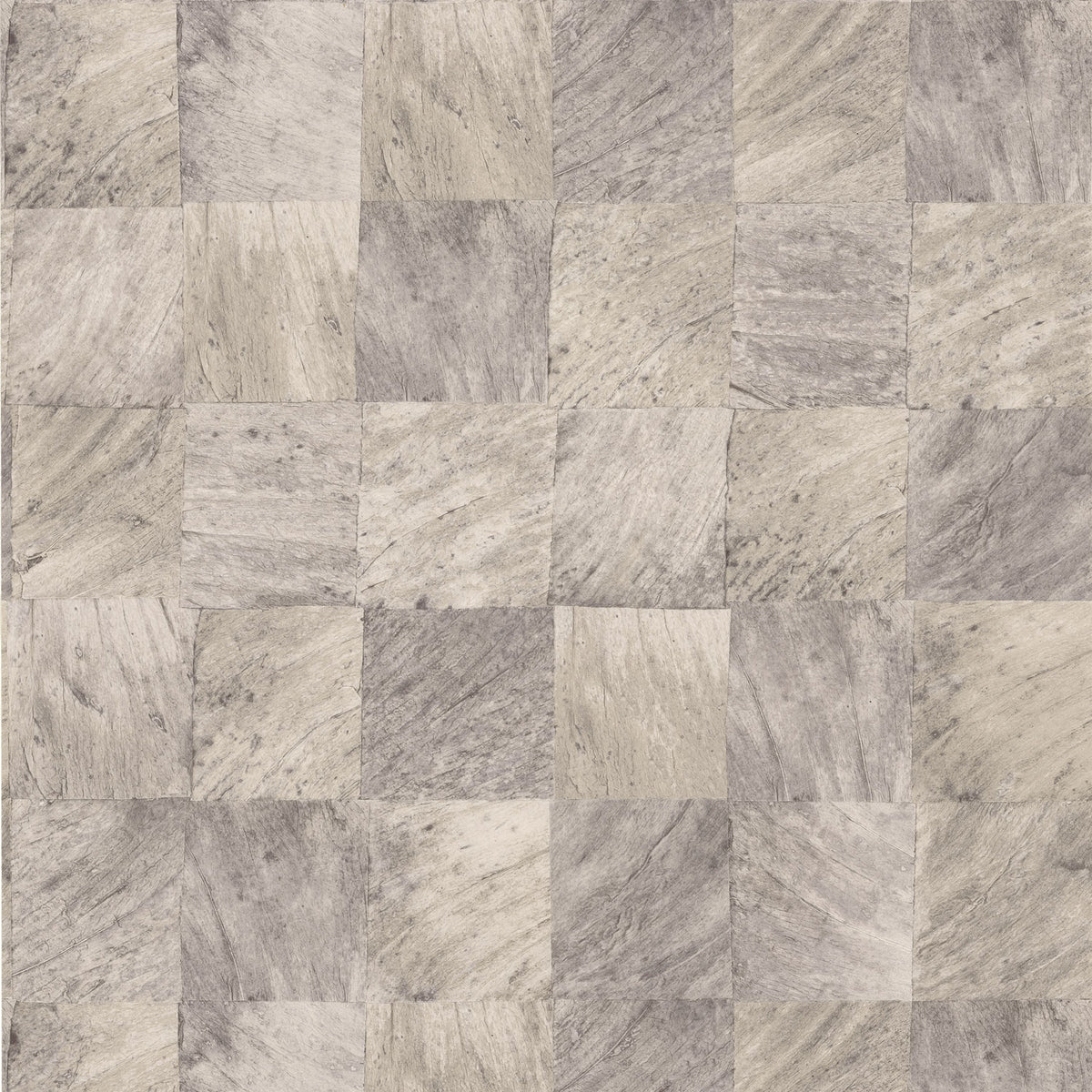 Casamance behang Textures Végétales Abale 75173062 gris cendre (staal)