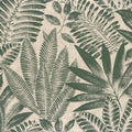 Casamance behang Karabane Aloes 75183784 vert imperial grege (staal)