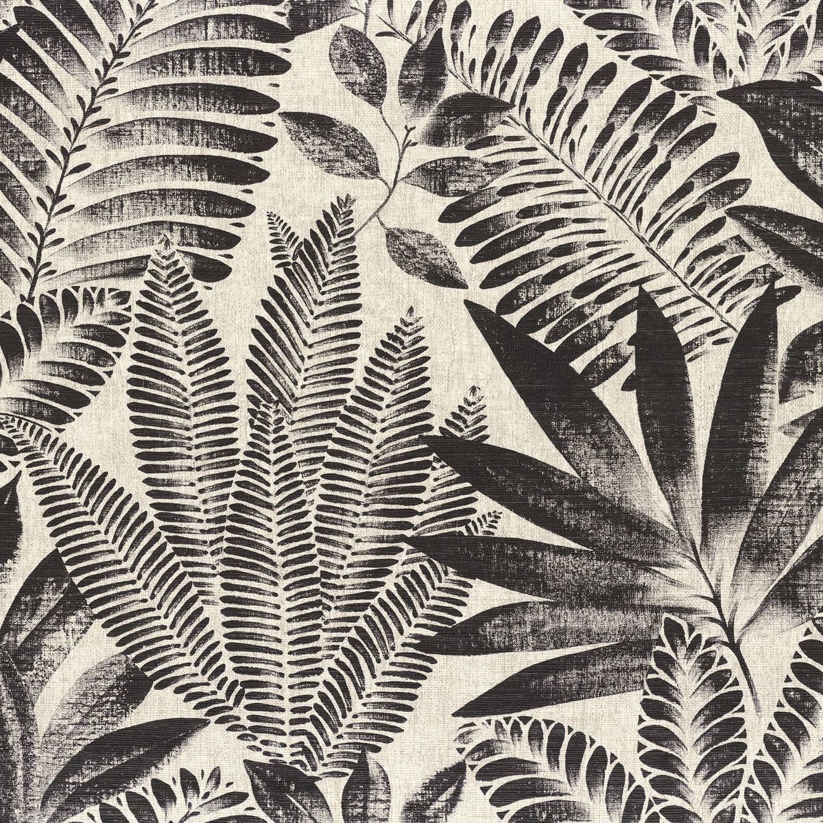 Casamance behang Karabane Aloes 75183886 noir grege