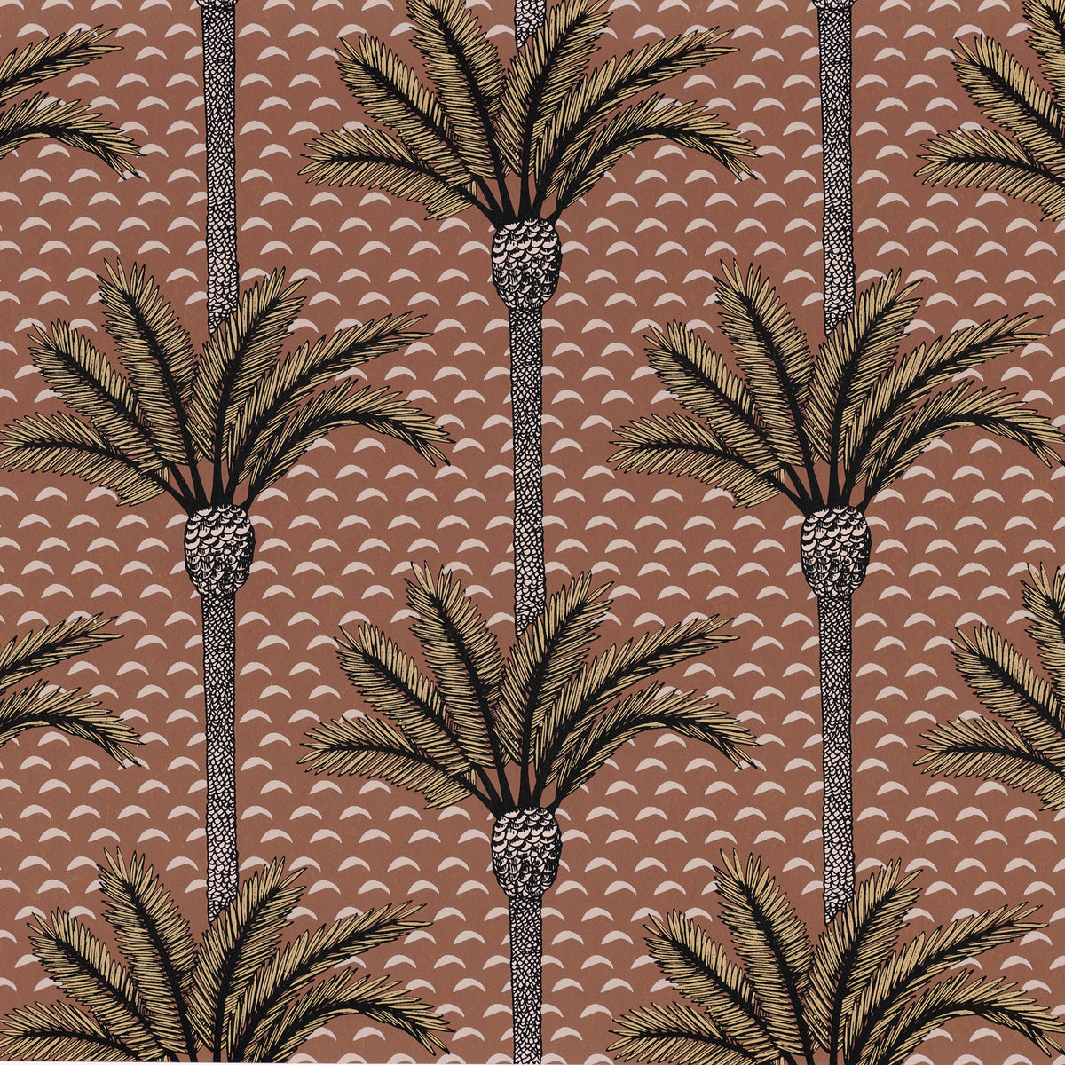 Casamance behang Mirage Atlas 75240406 bois de rose