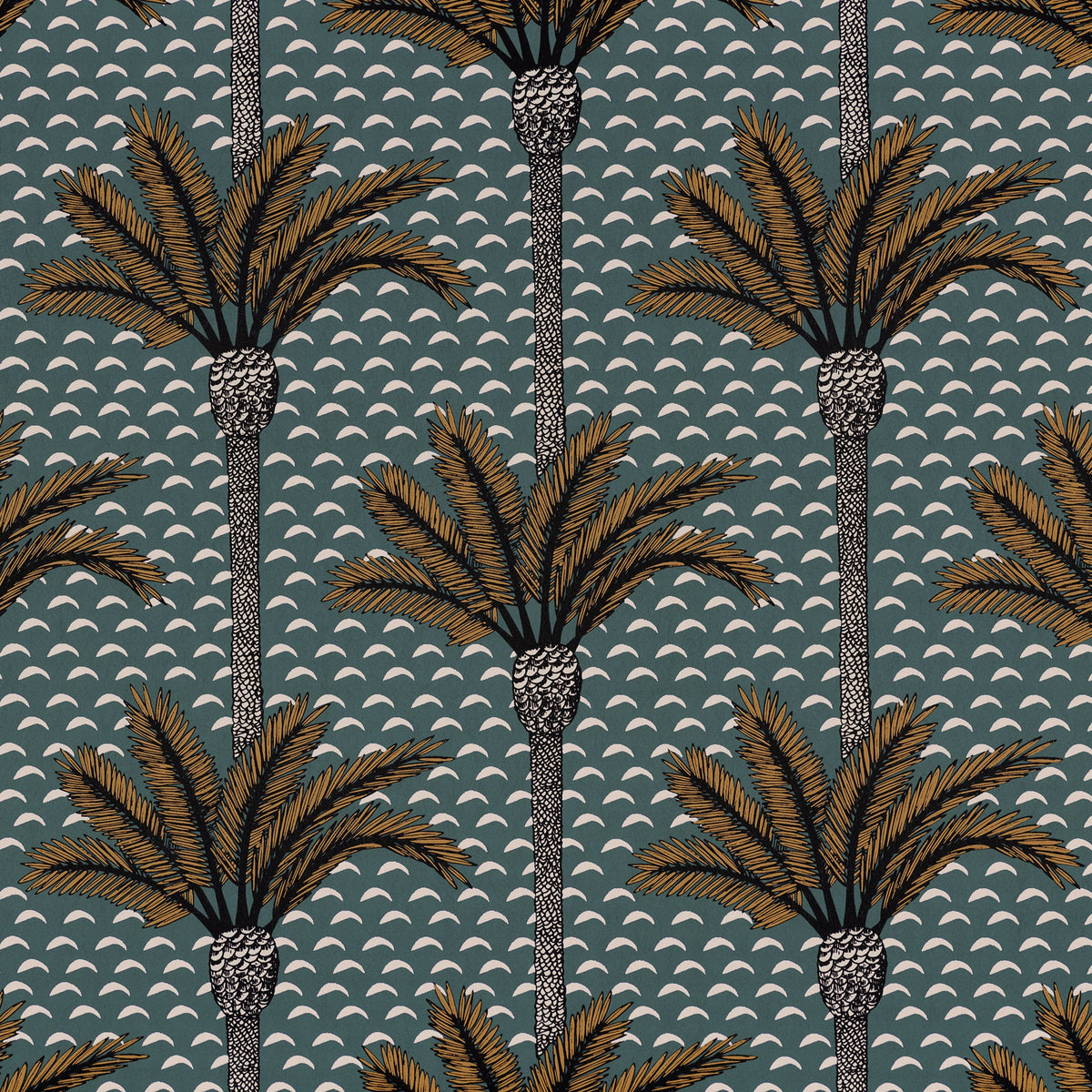 Casamance behang Mirage Atlas 75240508 vert imperial