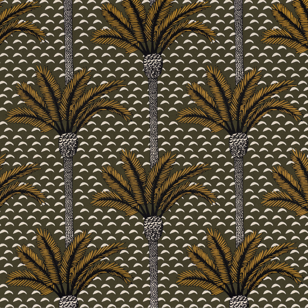 Casamance behang Mirage Atlas 75240610 kaki