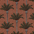 Casamance behang Mirage Atlas 75240712 terracotta