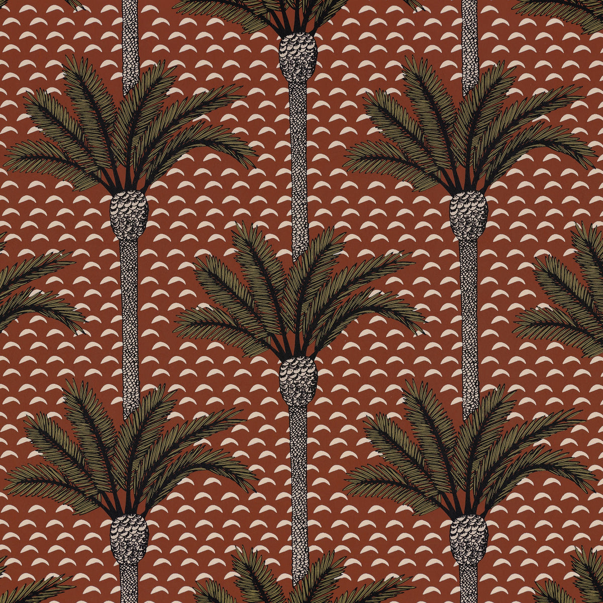 Casamance behang Mirage Atlas 75240712 terracotta