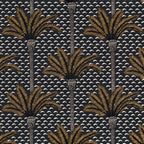 Casamance behang Mirage Atlas 75240814 carbone
