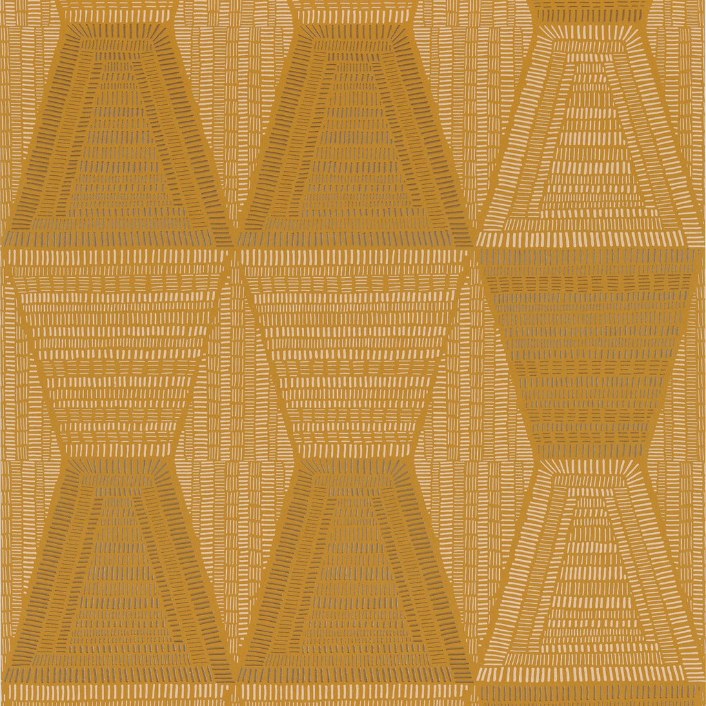Casamance behang Mirage Daia 75271834 ocre