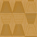 Casamance behang Mirage Daia 75271834 ocre (staal)