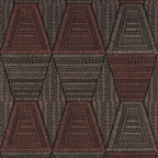 Casamance behang Mirage Daia 75274486 noir terracotta