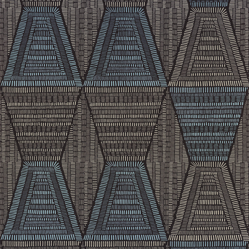 Casamance behang Mirage Daia 75274588 noir givre