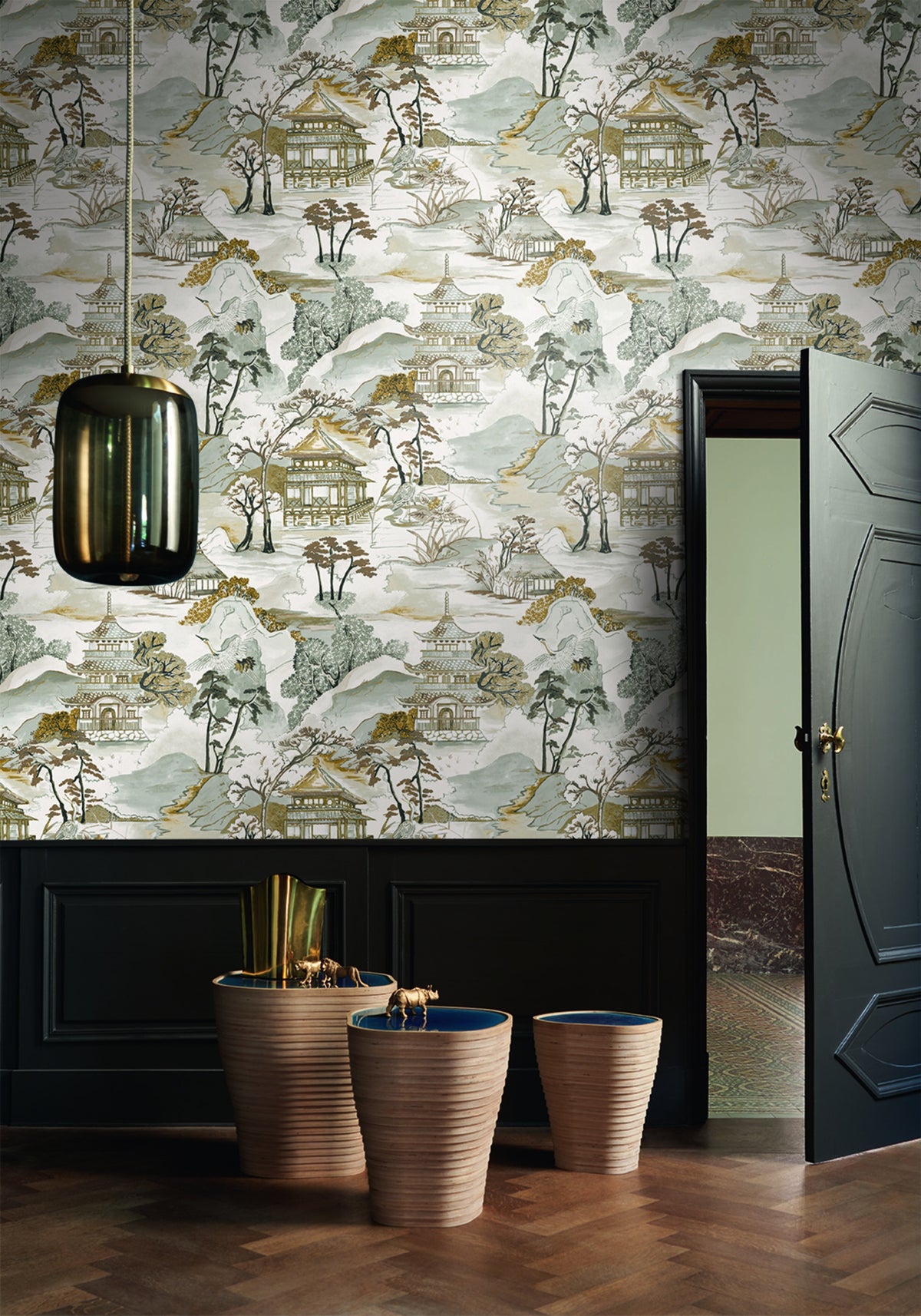 Casamance behang Archipel Nara 75310100 in interieur