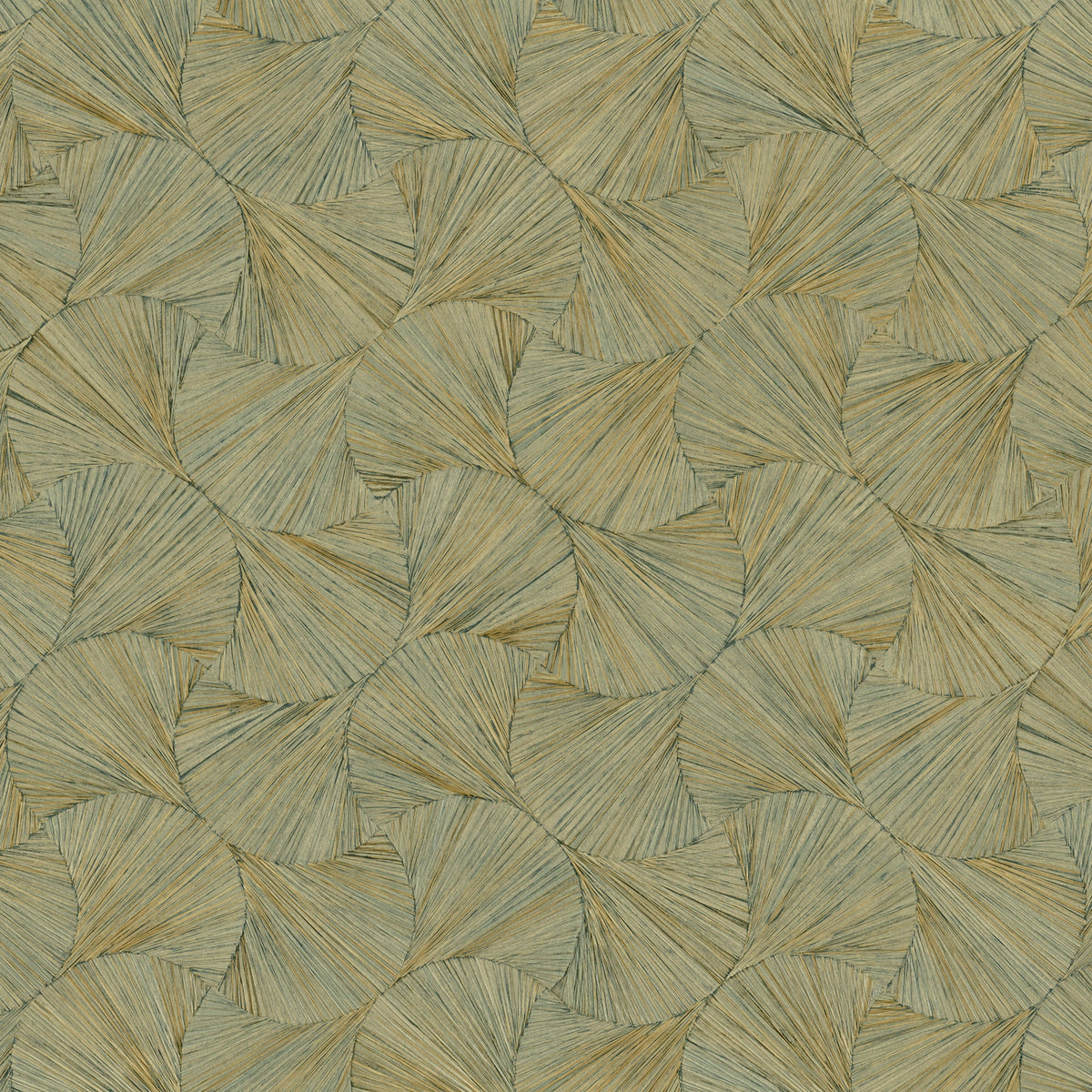Casamance behang Select 8 Lombok 75321018 vert de gris (staal)