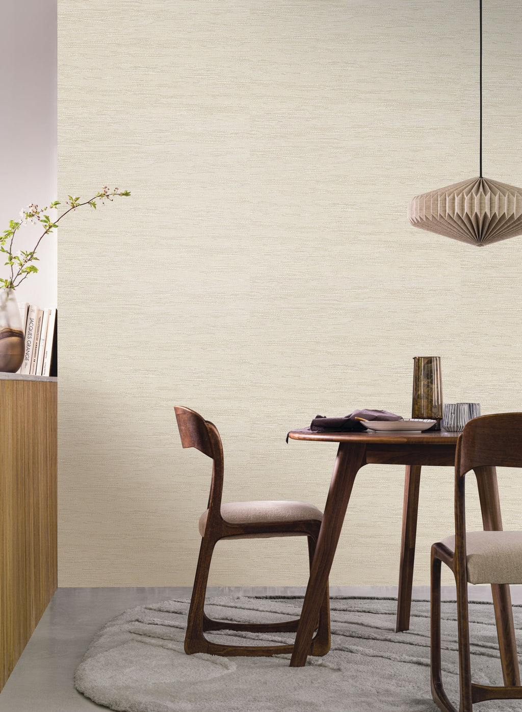 Casamance behang Le jacquard Tatami 75342242 in interieur