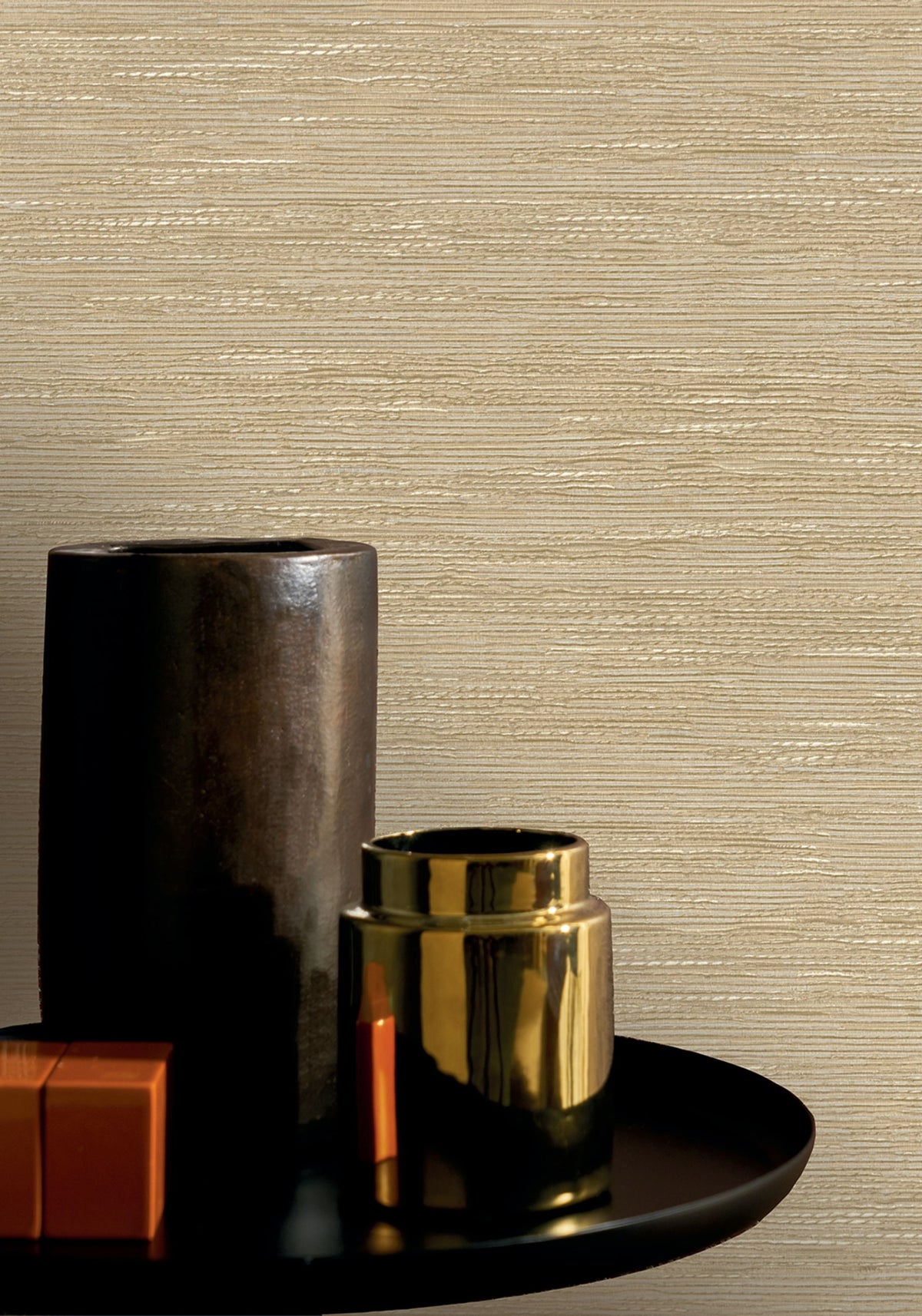 Casamance behang Le jacquard Tatami 75342446 in interieur