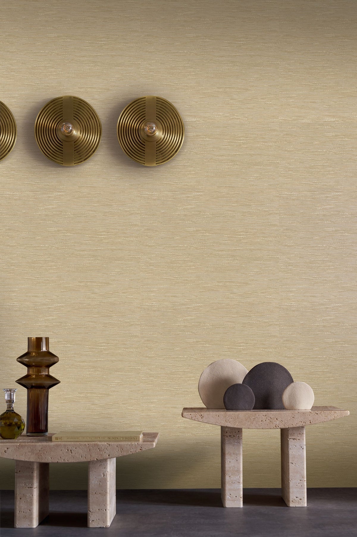 Casamance behang Le jacquard Tatami 75342446 in interieur
