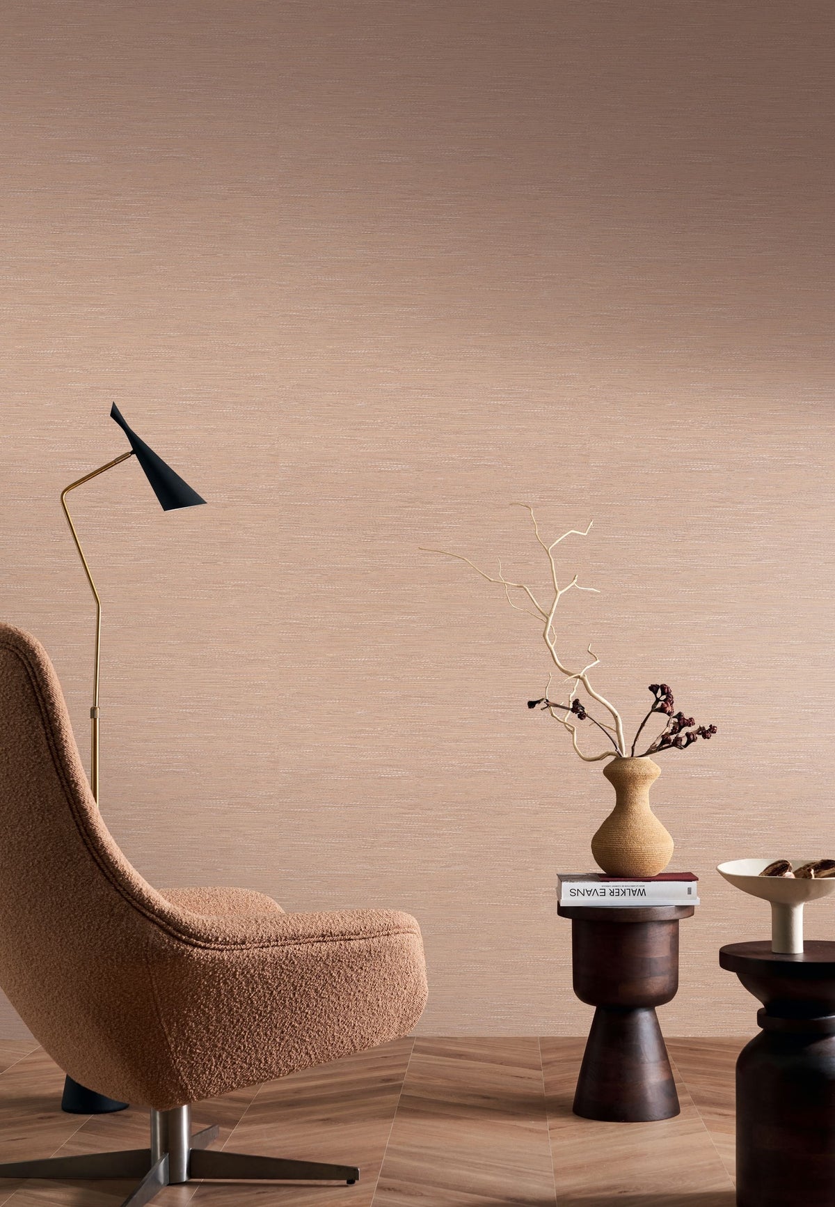 Casamance behang Le jacquard Tatami 75343262 in interieur