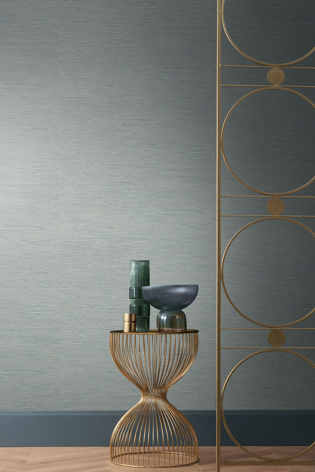 Casamance behang Le jacquard Tatami 75343874 in interieur