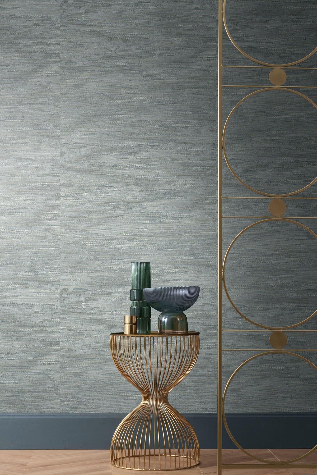 Casamance behang Le jacquard Tatami 75343874 in interieur