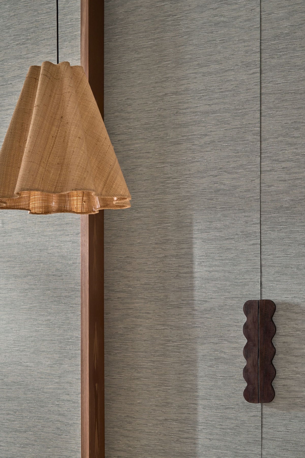 Casamance behang Le jacquard Tatami 75345406 detail