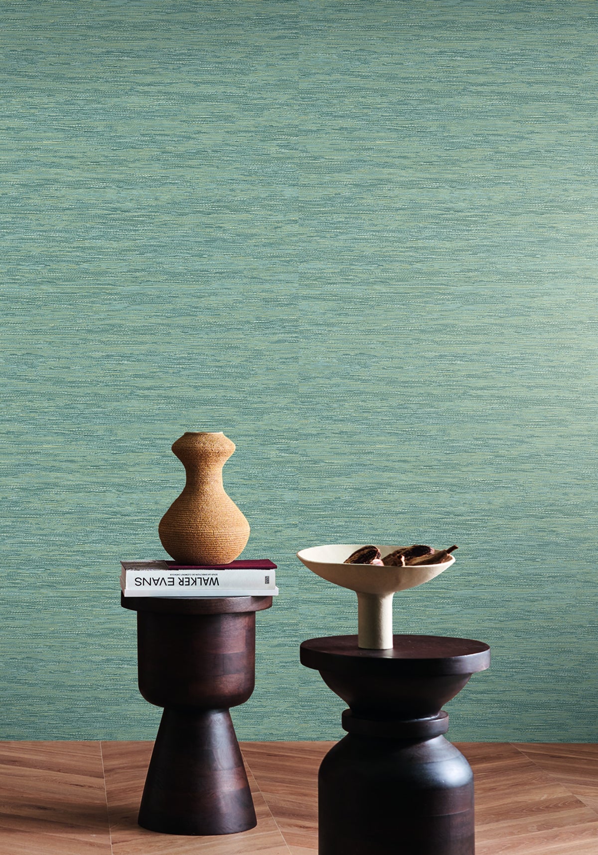 Casamance behang Le jacquard Tatami 75345610 in interieur