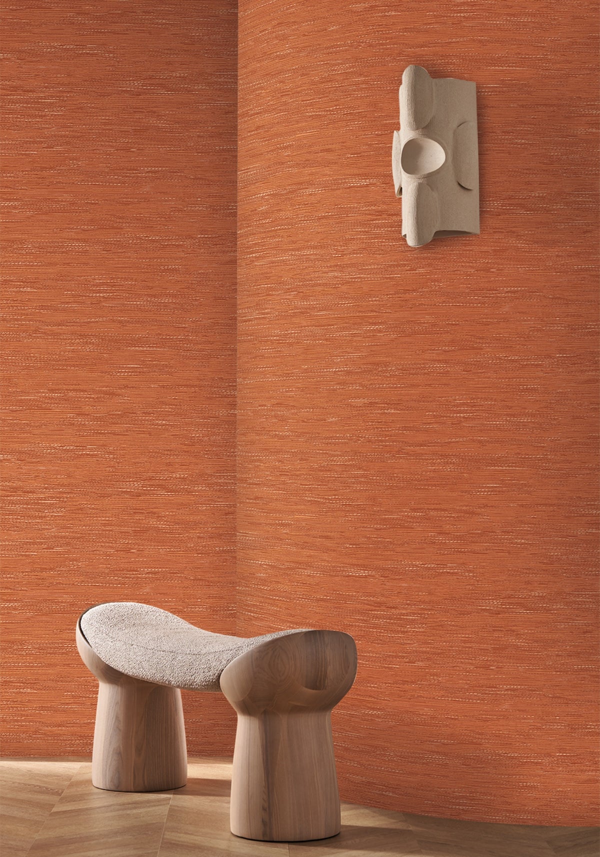 Casamance behang Le jacquard Tatami 75346426 in interieur