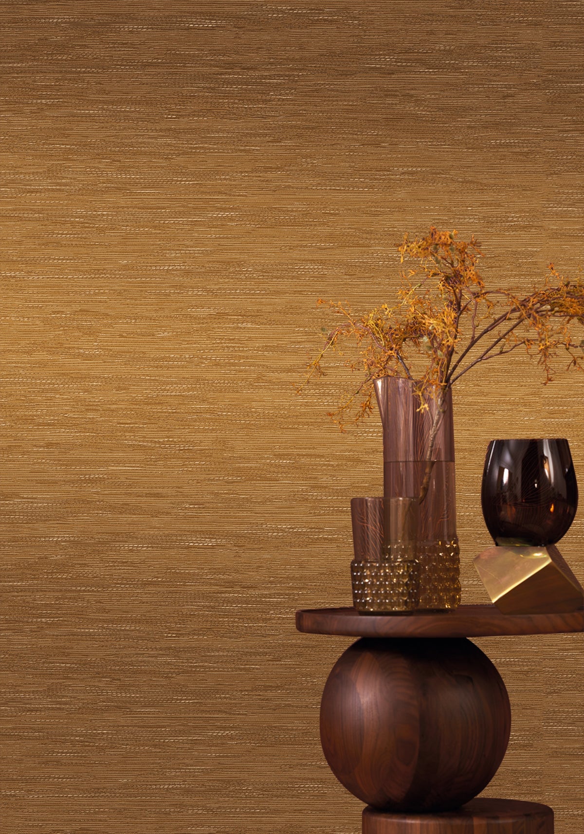 Casamance behang Le jacquard Tatami 75346630 in interieur
