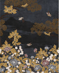 Casamance fotobehang Archipel Kansai 75354180 bleu doré, uitsnede