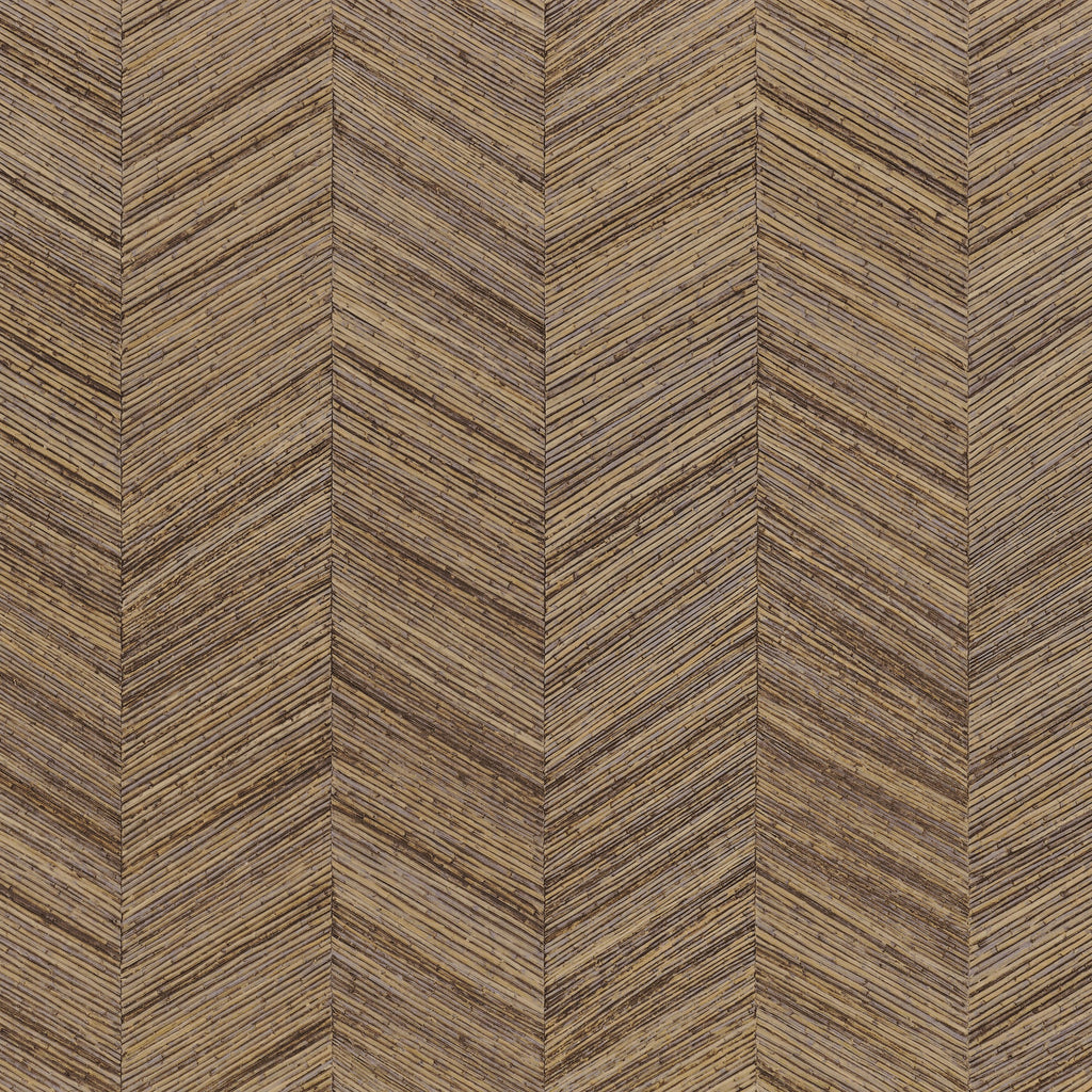 Casamance behang Textures Végétales Ocotea 75371018 sepia