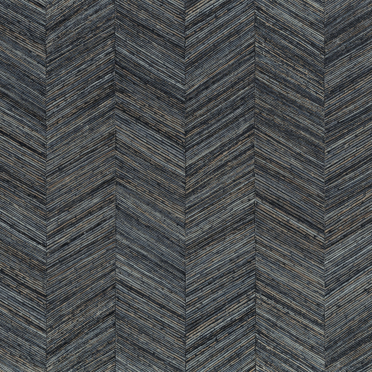 Casamance behang Textures Végétales Ocotea 75371528 orage (staal)
