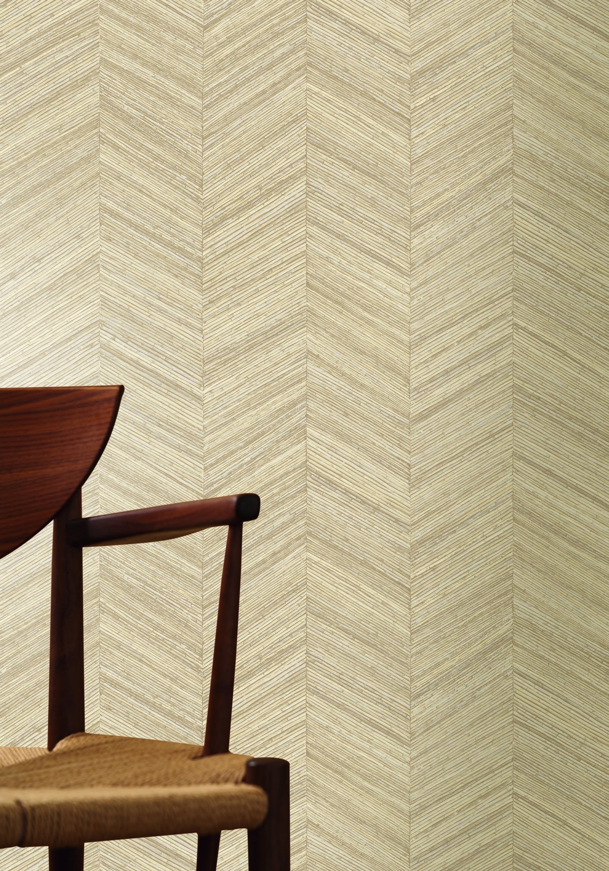 Casamance behang Textures Végétales Ocotea 75372446 in interieur