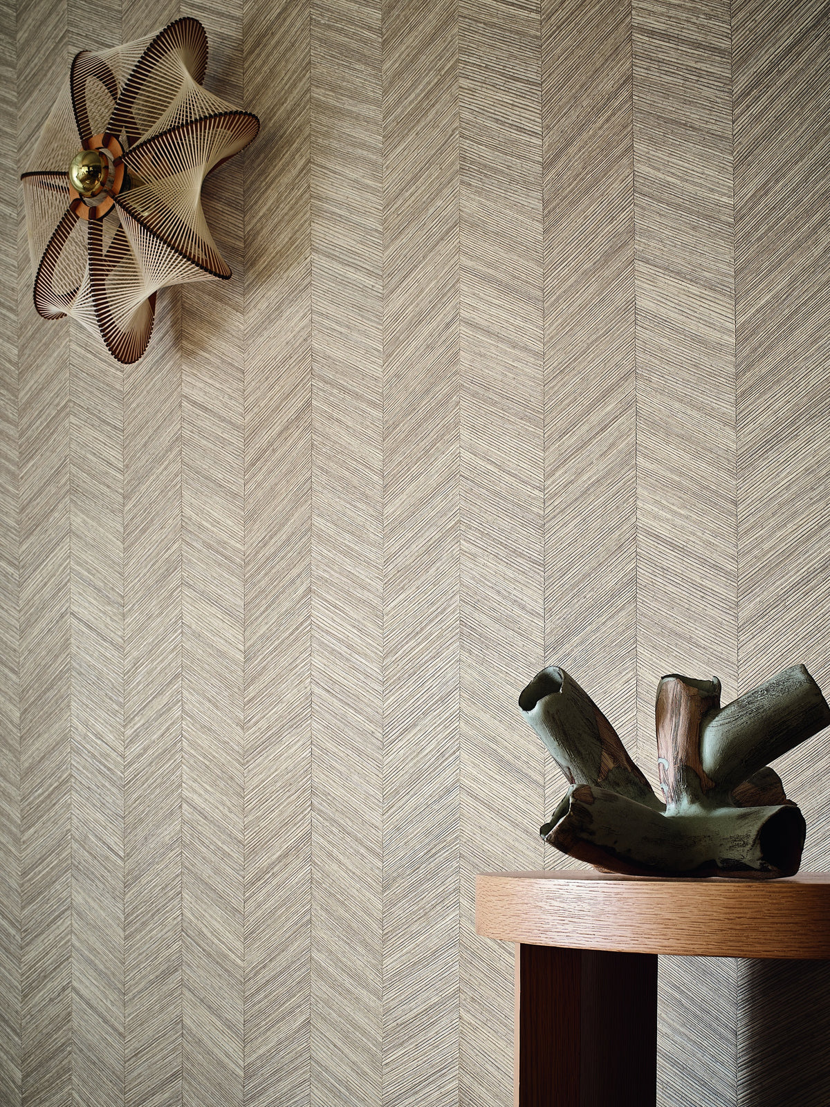 Casamance behang Textures Végétales Ocotea 75372548 detail