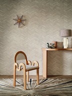 Casamance behang Textures Végétales Ocotea 75372548 in interieur