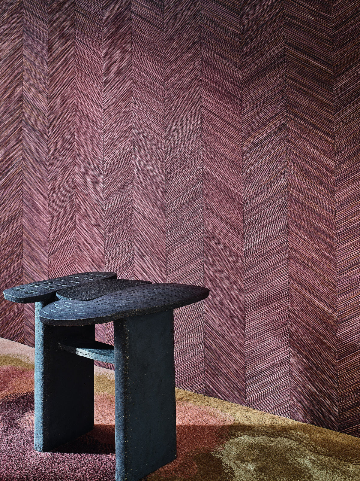 Casamance behang Textures Végétales Ocotea 75372854 detail