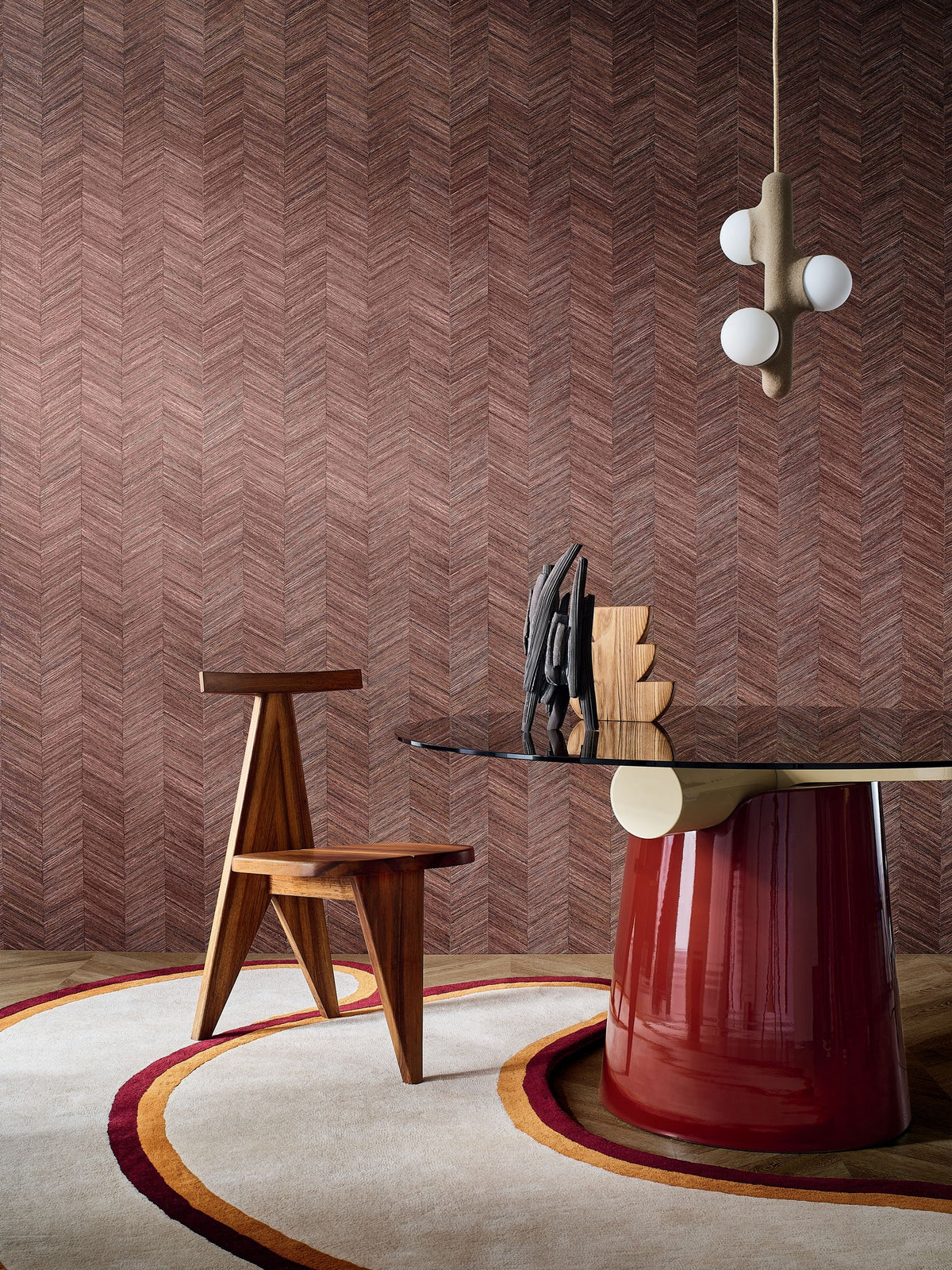Casamance behang Nature Sur Mesure Ocotea 75372854 in interieur