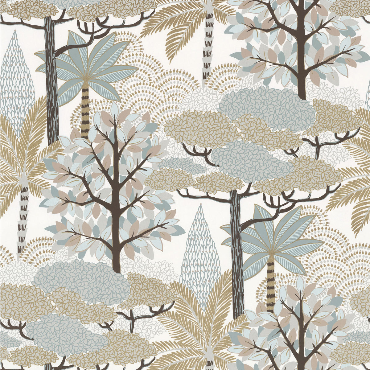 Casamance behang Nuit d'Orient Marakanda 75380712 pastel dore (staal)