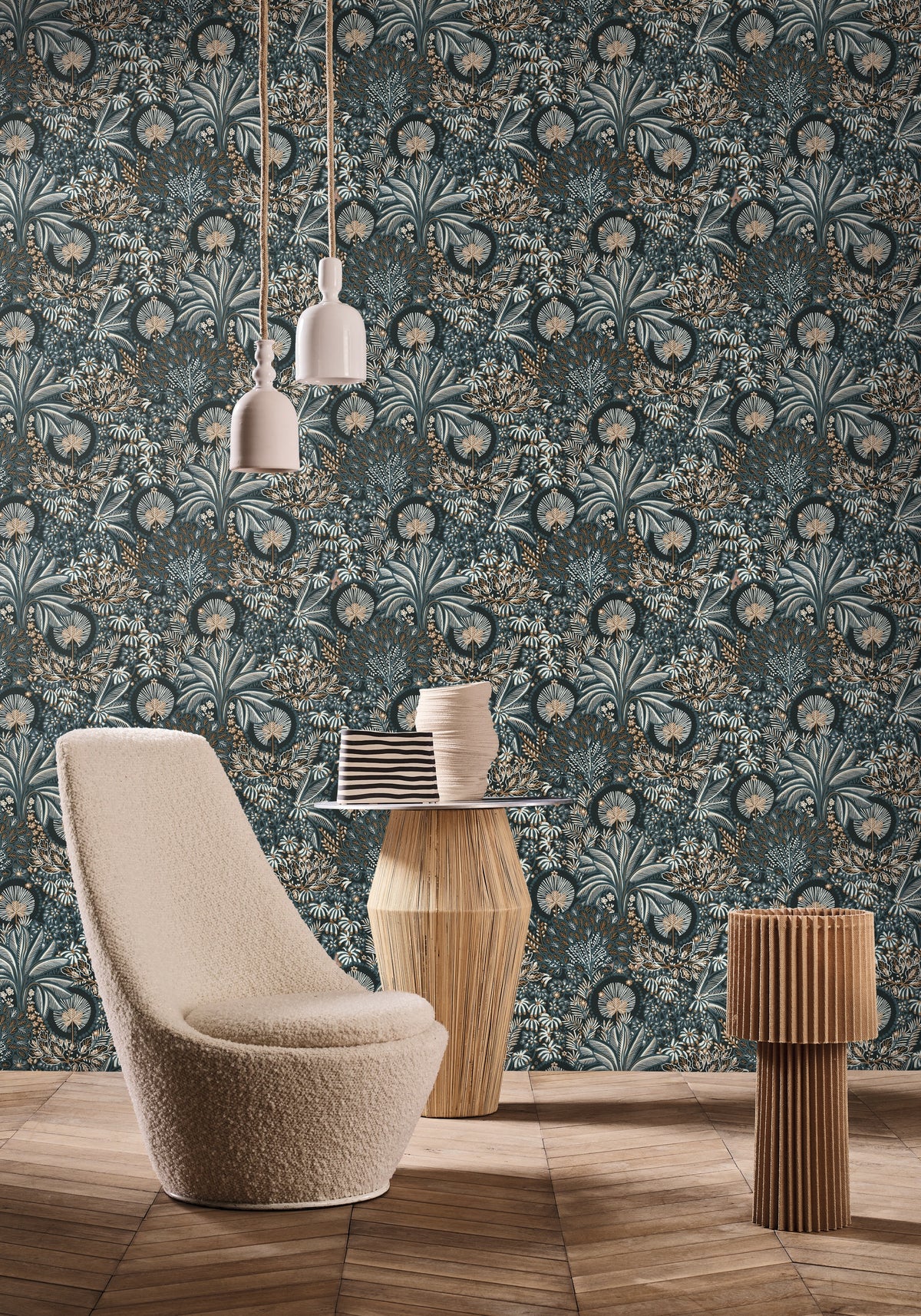 Casamance behang Nuit d'Orient Persee 75391528 in interieur