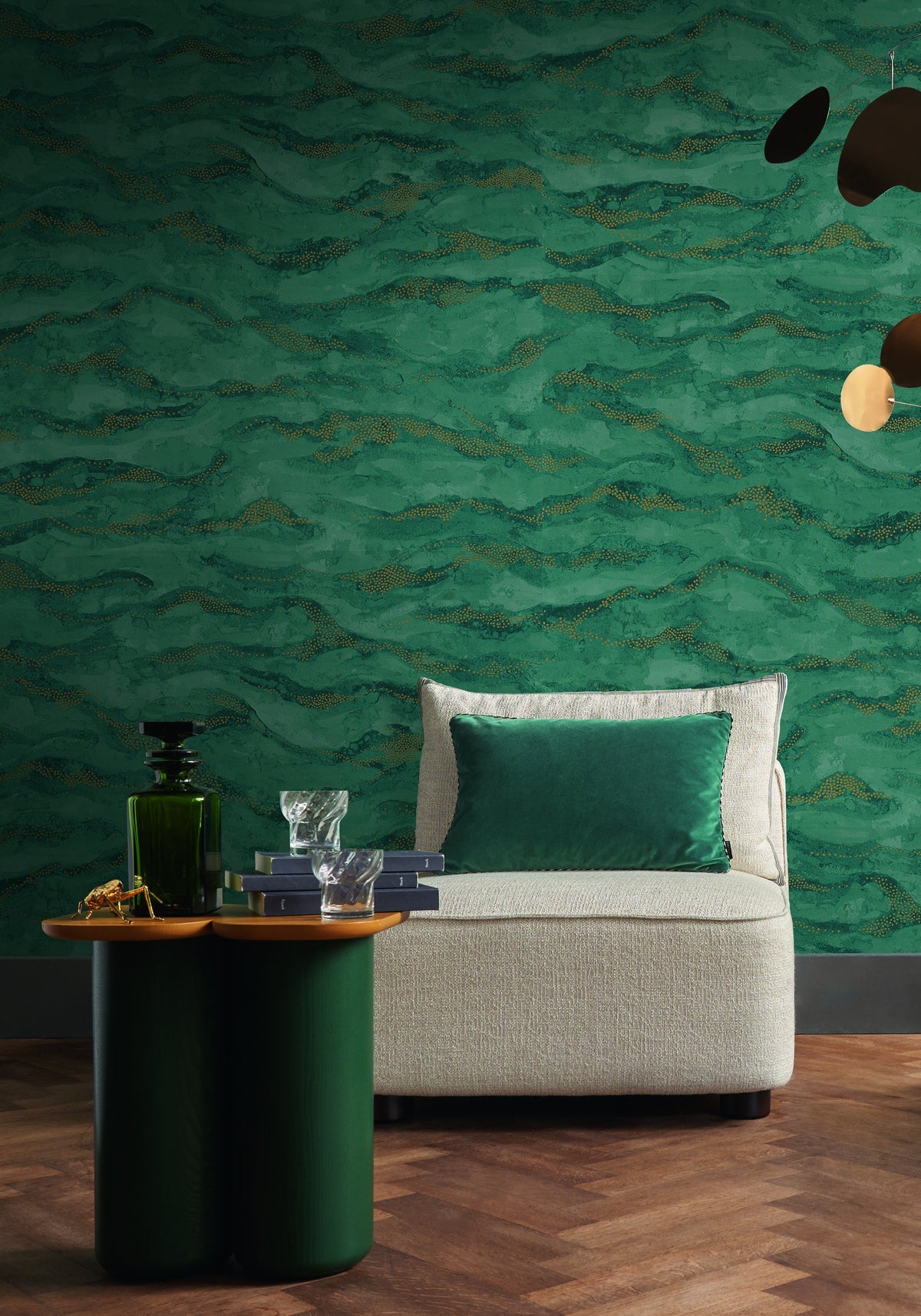 Casamance behang Nuit d'Orient Sohar 75401834 in interieur