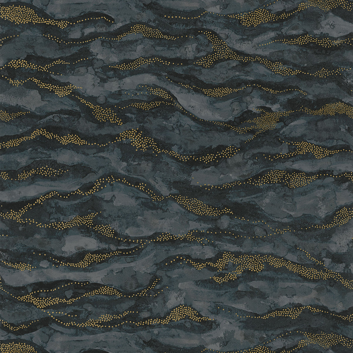 Casamance behang Nuit d'Orient Sohar 75402140 noir dore