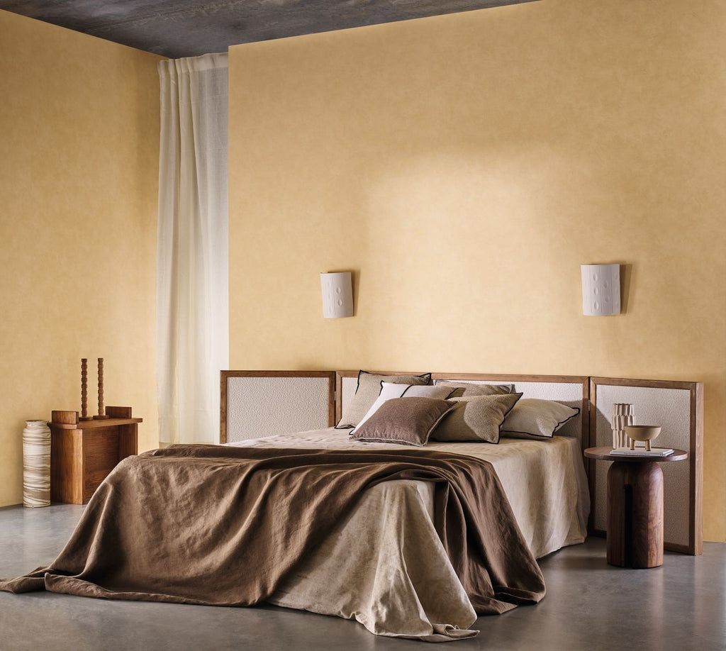 Casamance behang La Chaux Argile 75495610 detail