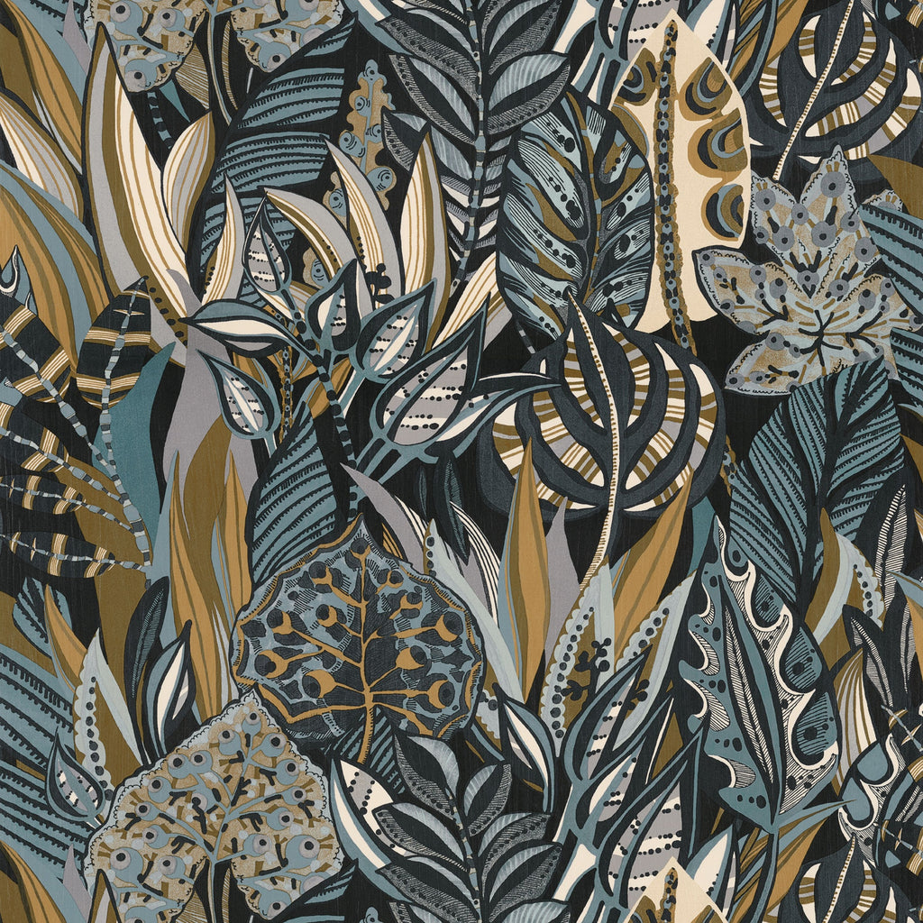Casamance behang Aventura Desirade 75510508 marine kaki