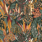 Casamance behang Aventura Desirade 75510916 vert petrole multico